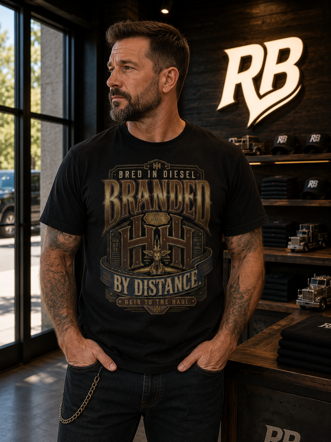 Branded By Distance – Tee Front