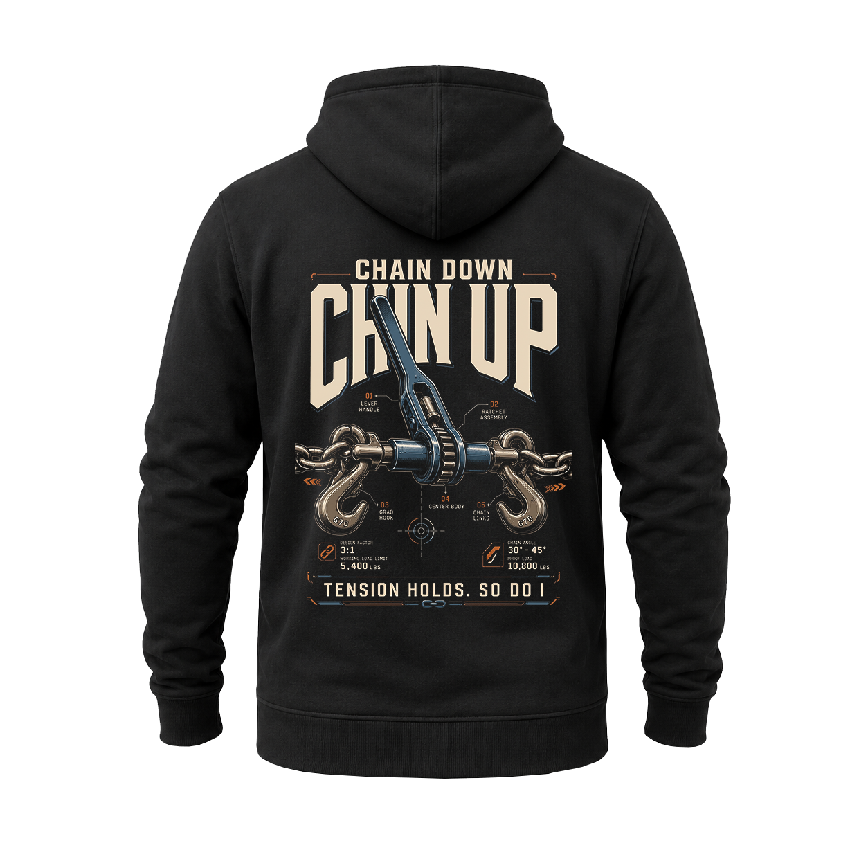 Chain Down Chain Up – Hoodie