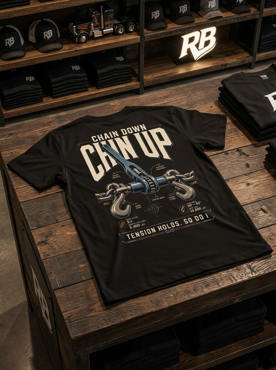 Chain Down Chain Up – Tee Back