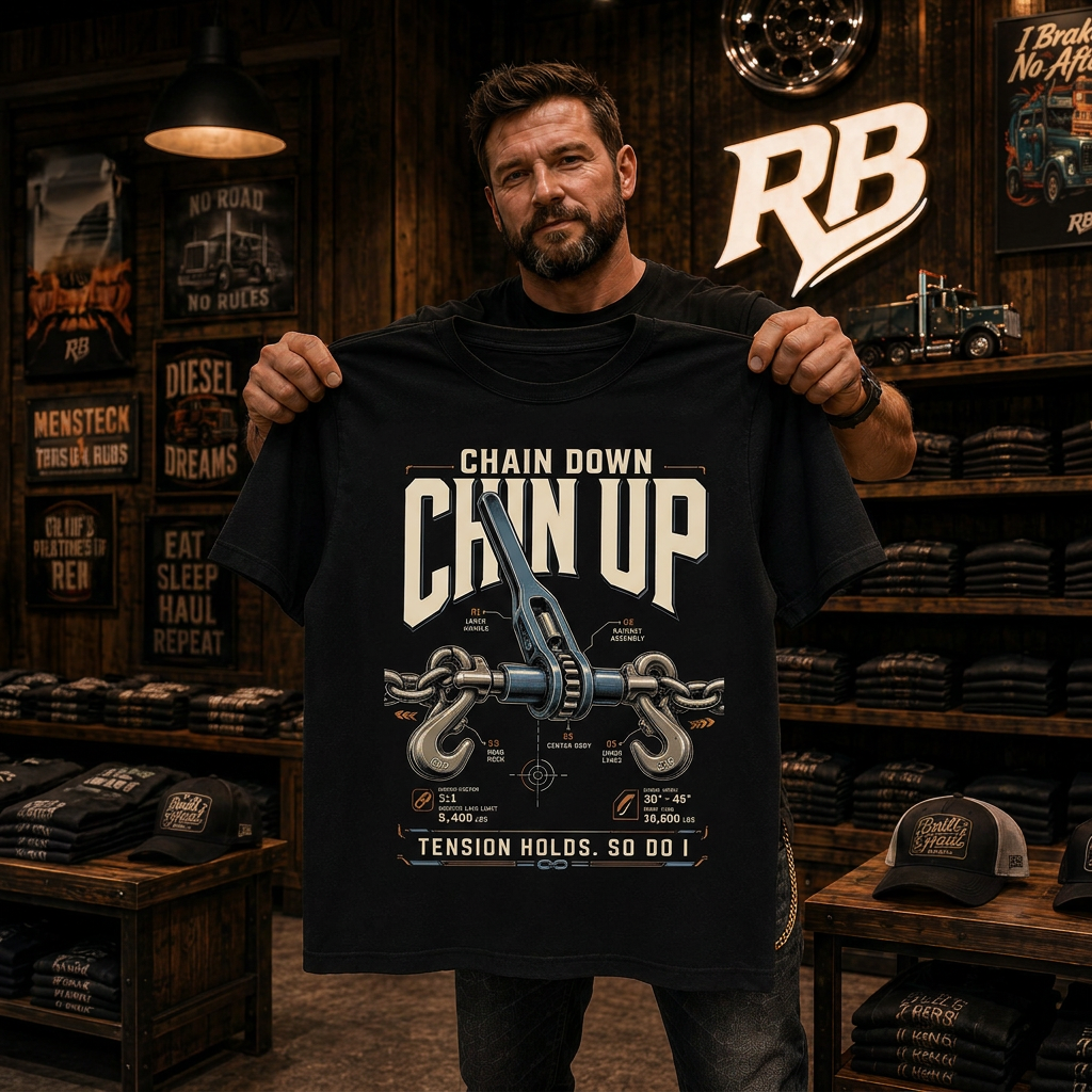 Chain Down Chain Up – Tee Front