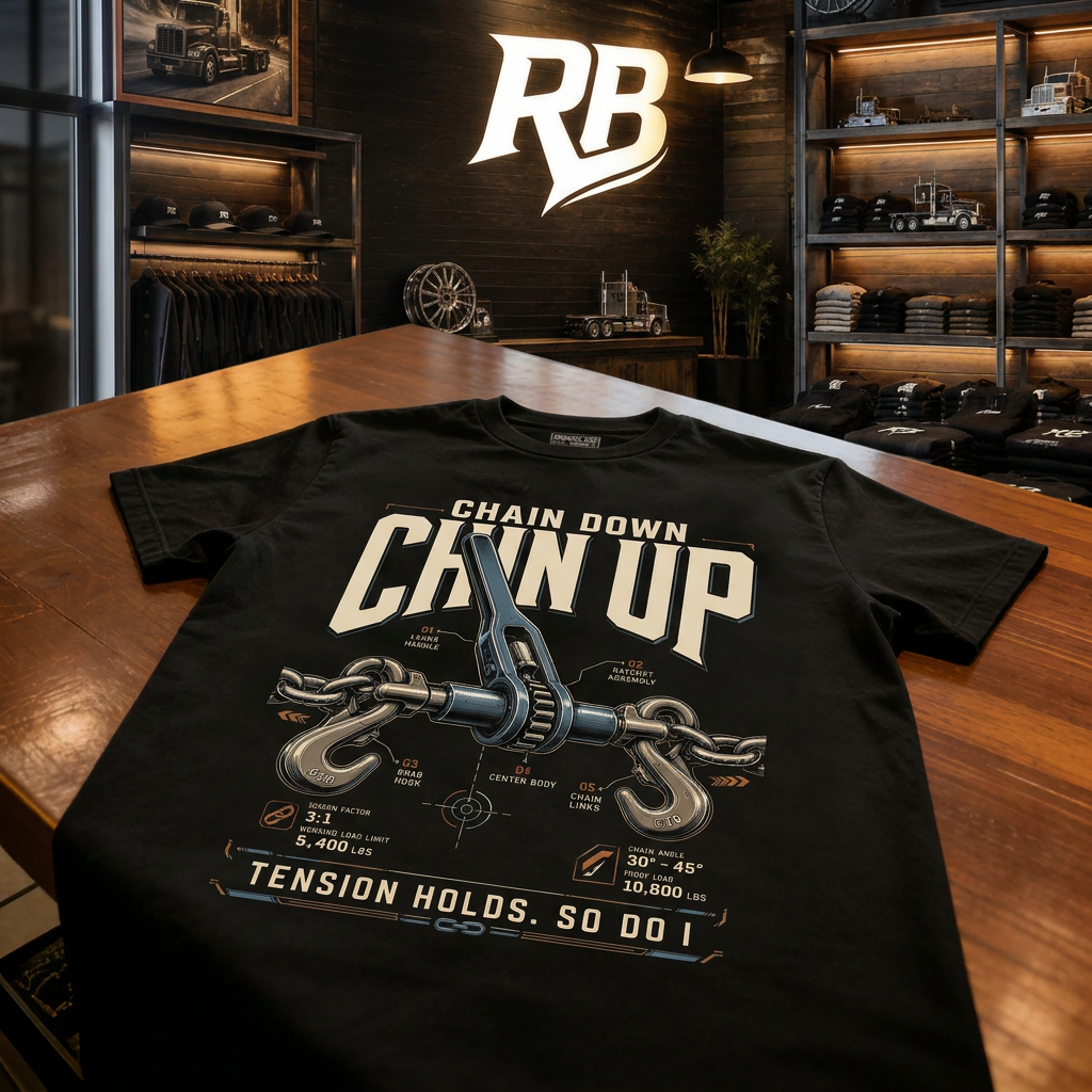 Chain Down Chain Up – Tee Front