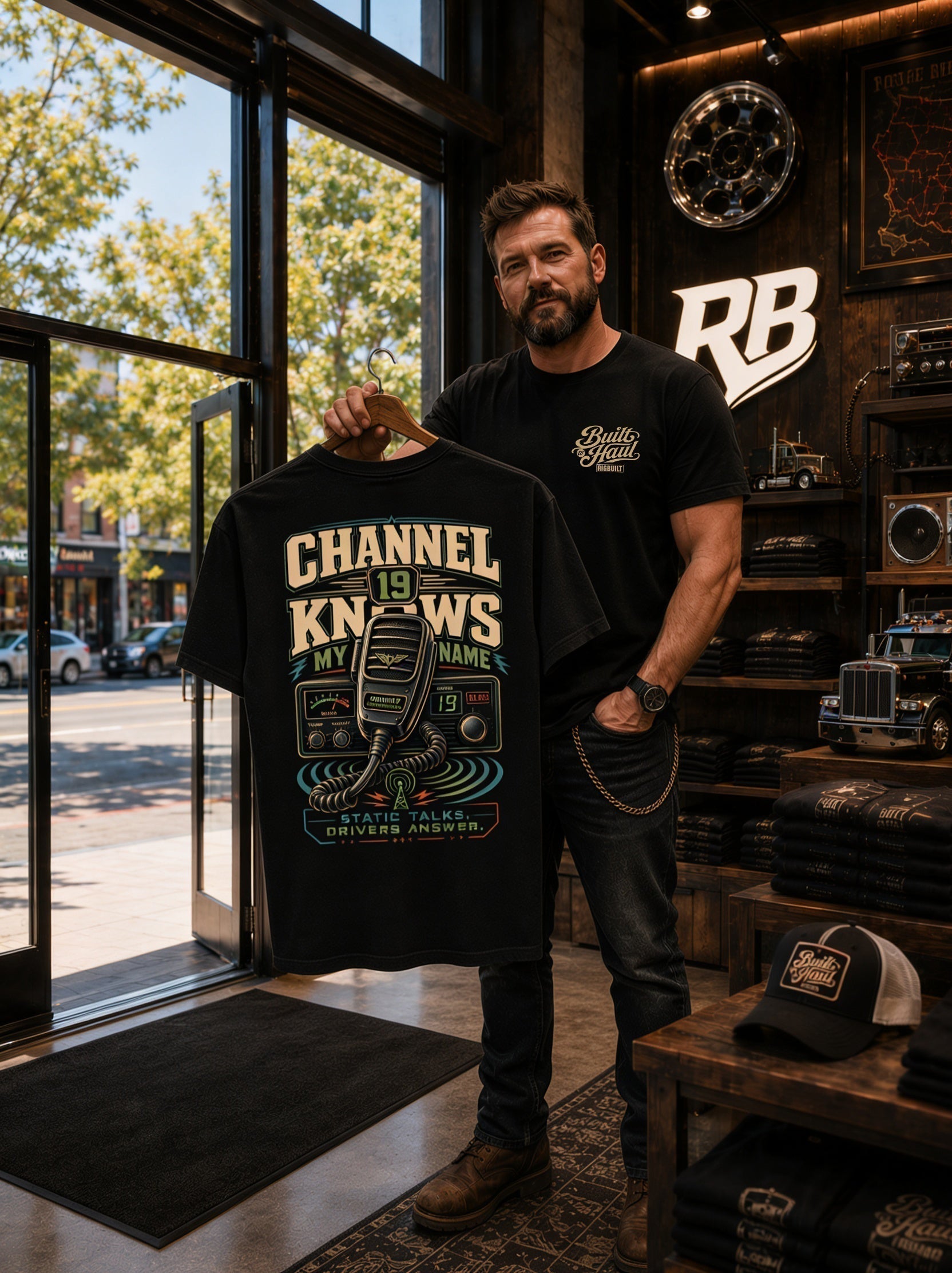 Channel 19 Knows My Name – Tee Front Back
