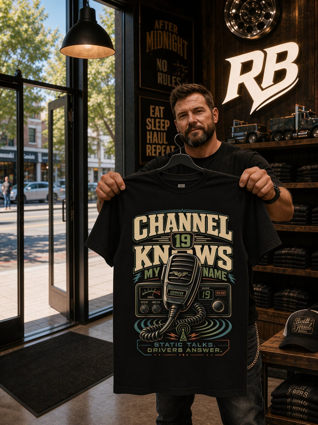 Channel 19 Knows My Name – Tee Front