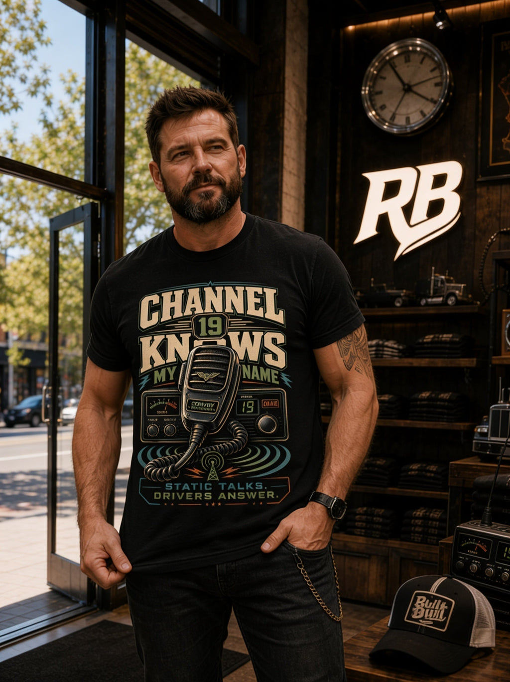 Channel 19 Knows My Name – Tee Front