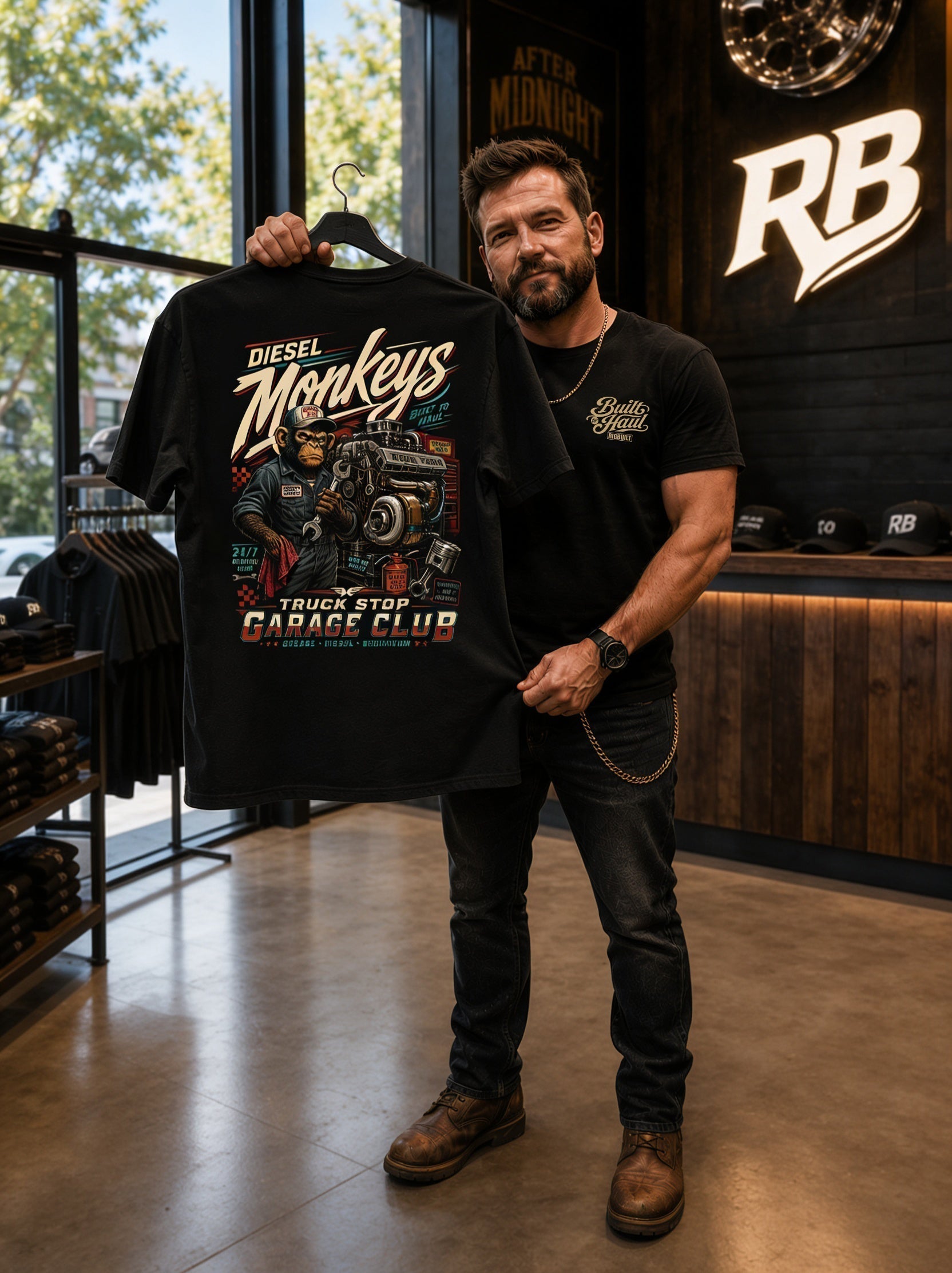 Diesel Monkeys – Tee Back