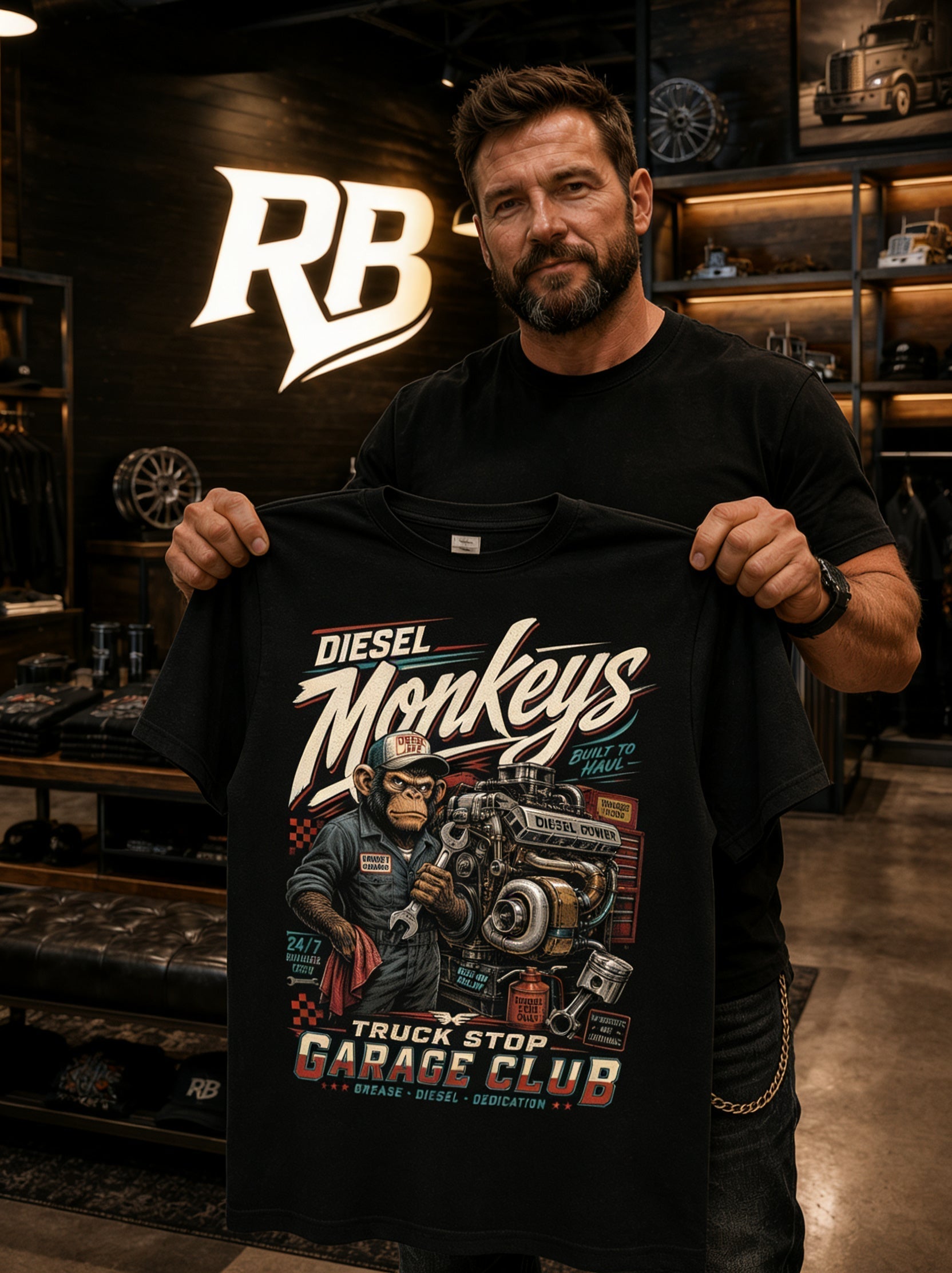 Diesel Monkeys – Tee Front