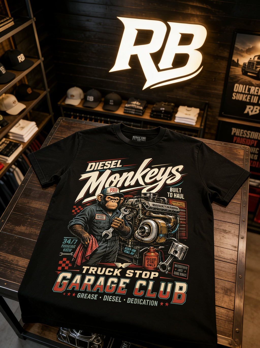 Diesel Monkeys – Tee Front