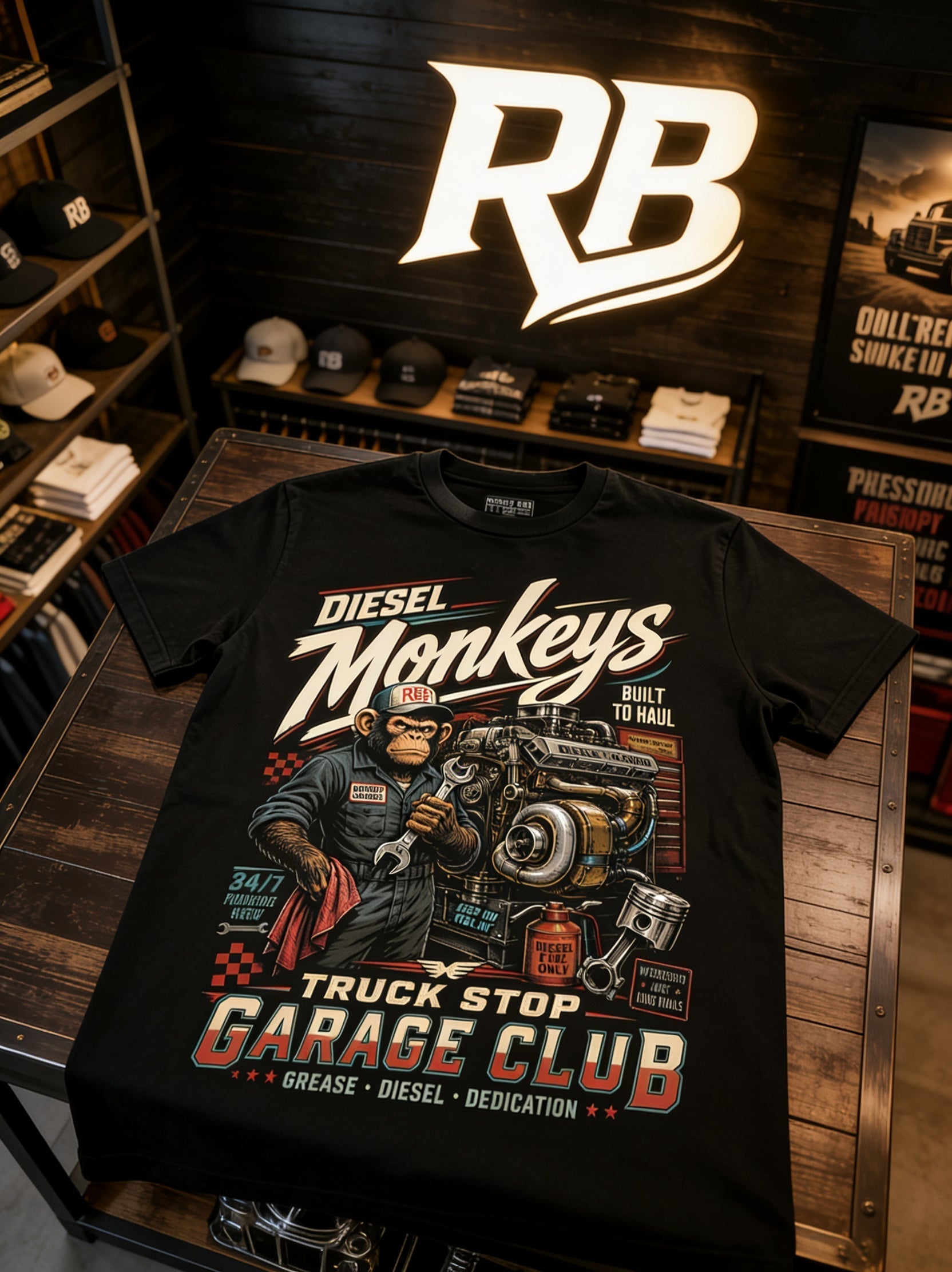Diesel Monkeys – Tee Front