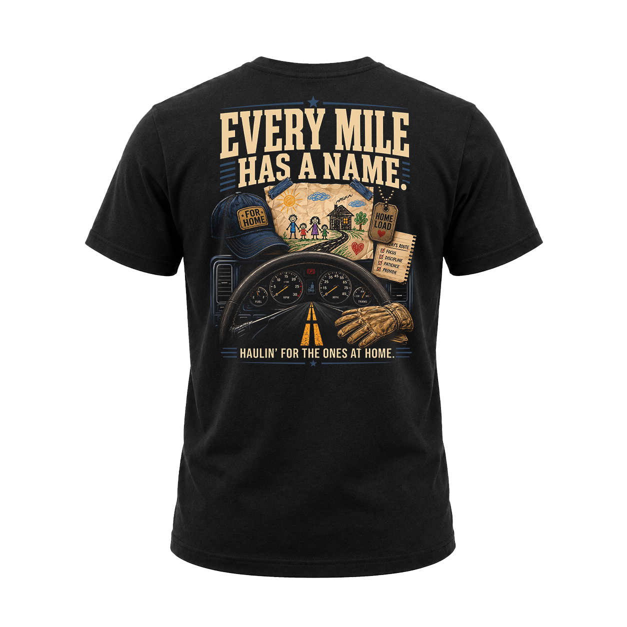 Every Mile Has A Name – Tee Back