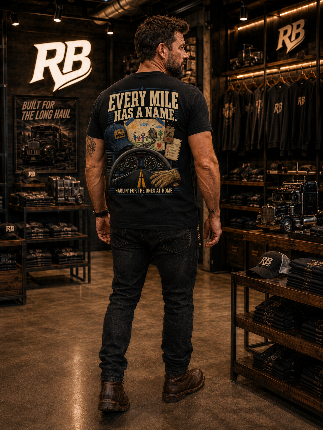 Every Mile Has A Name – Tee Back
