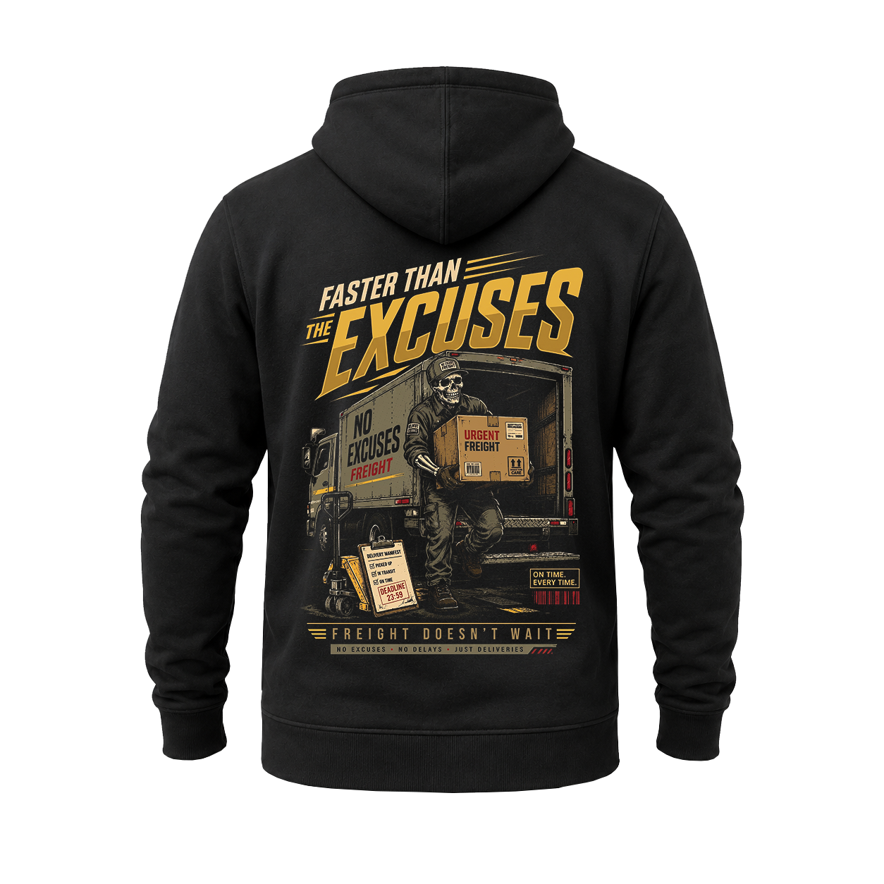 Faster Than The Excuses – Hoodie