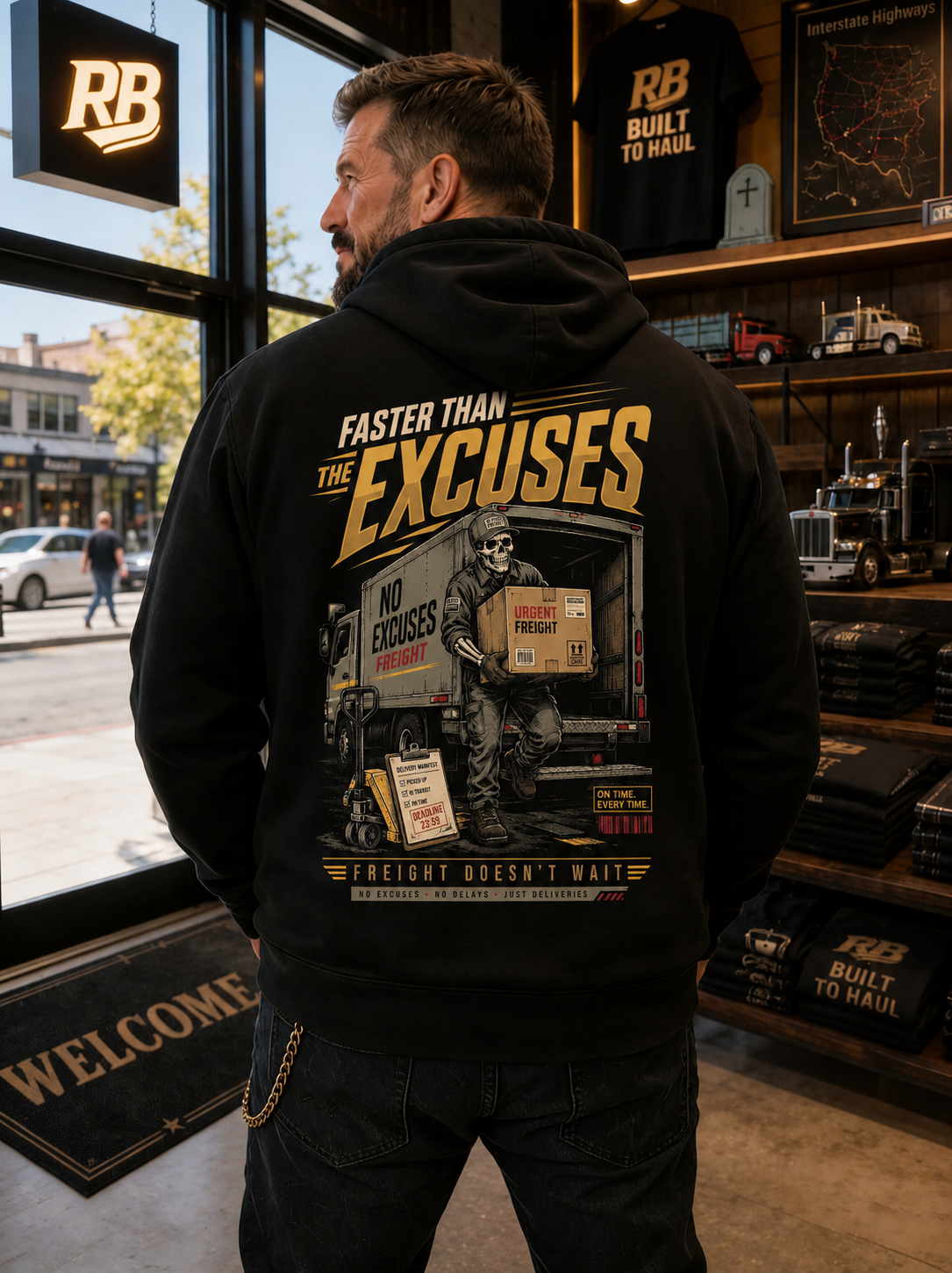 Faster Than The Excuses – Hoodie