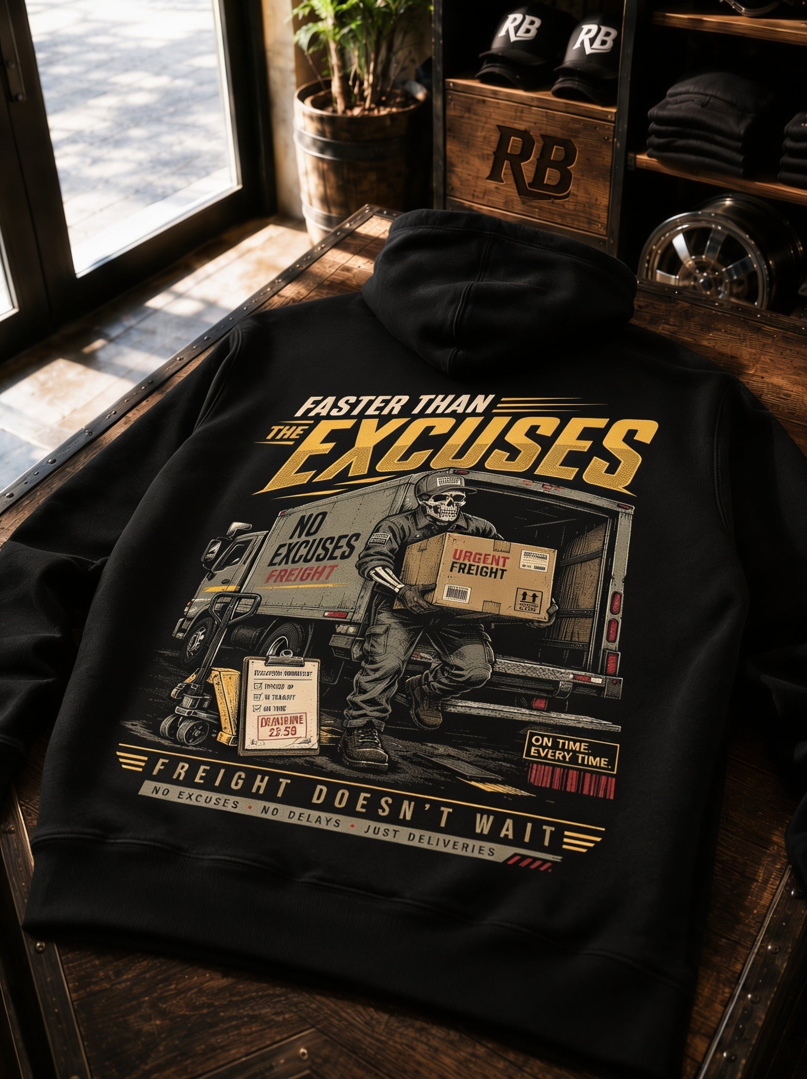 Faster Than The Excuses – Hoodie