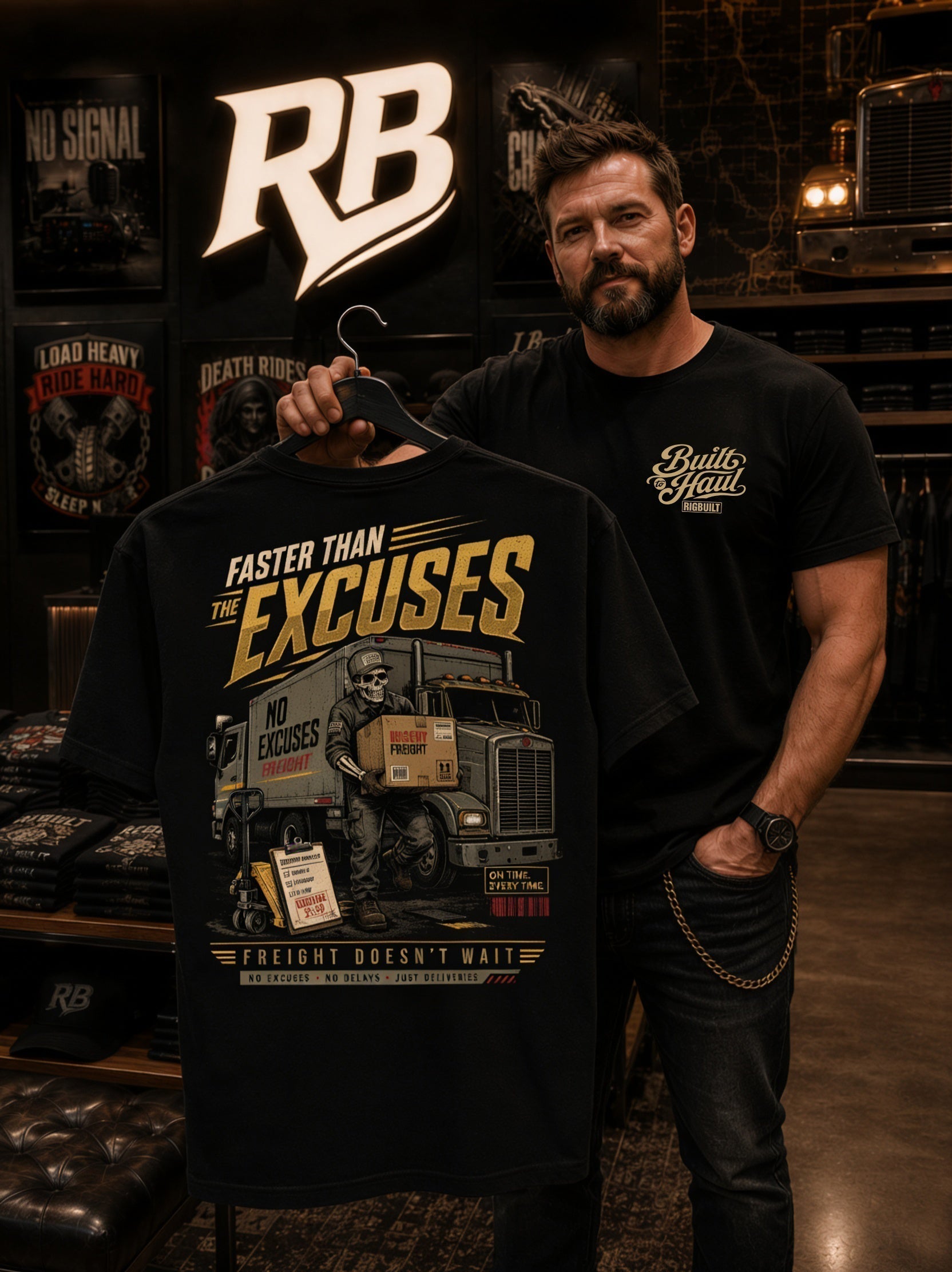 Faster Than The Excuses – Tee Back