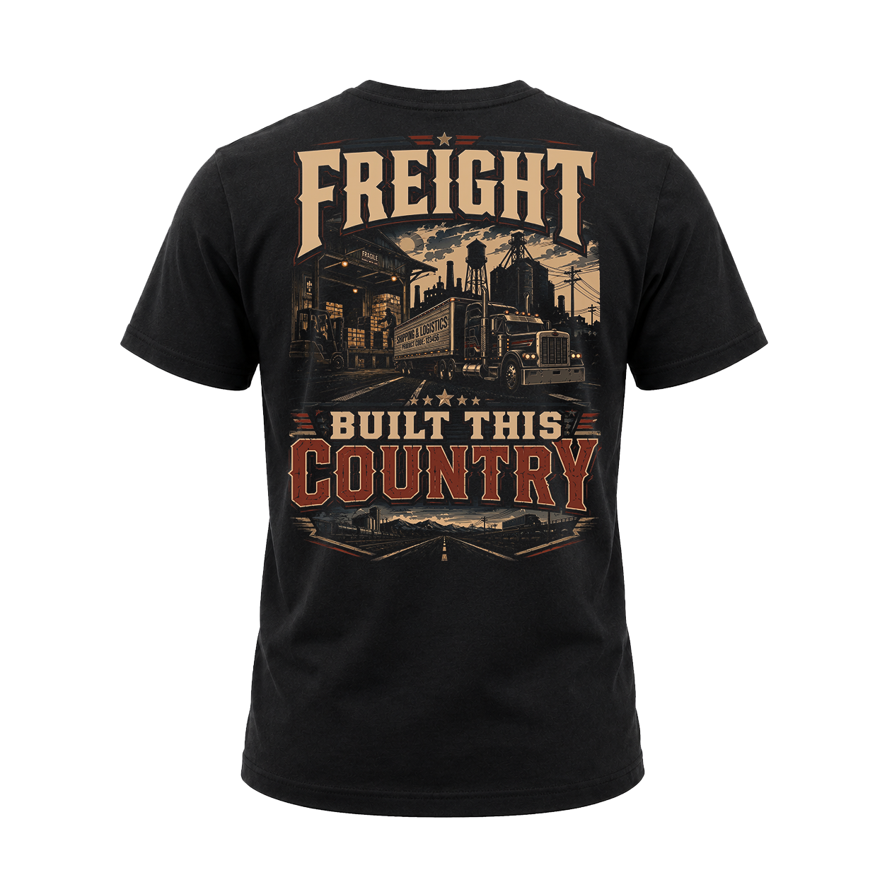 Freight Built This Country - Tee Back