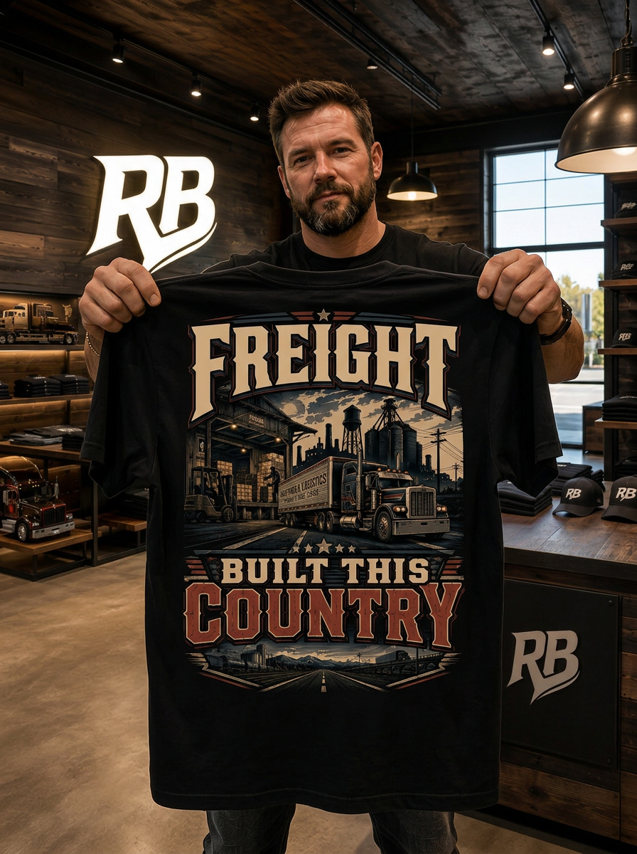 Freight Built This Country - Tee Back