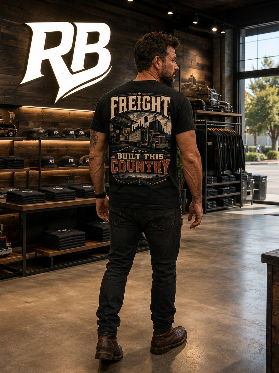 Freight Built This Country - Tee Back