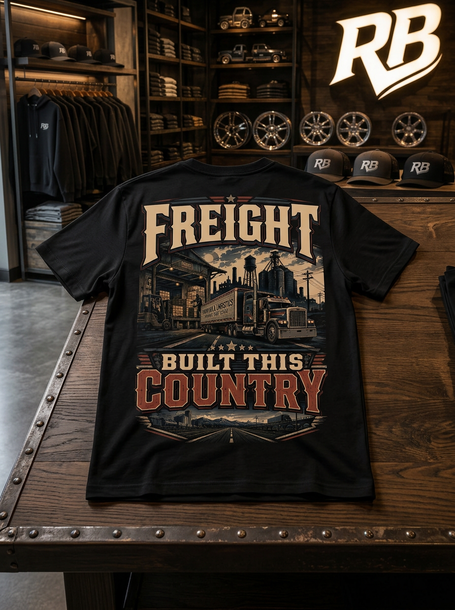 Freight Built This Country - Tee Back