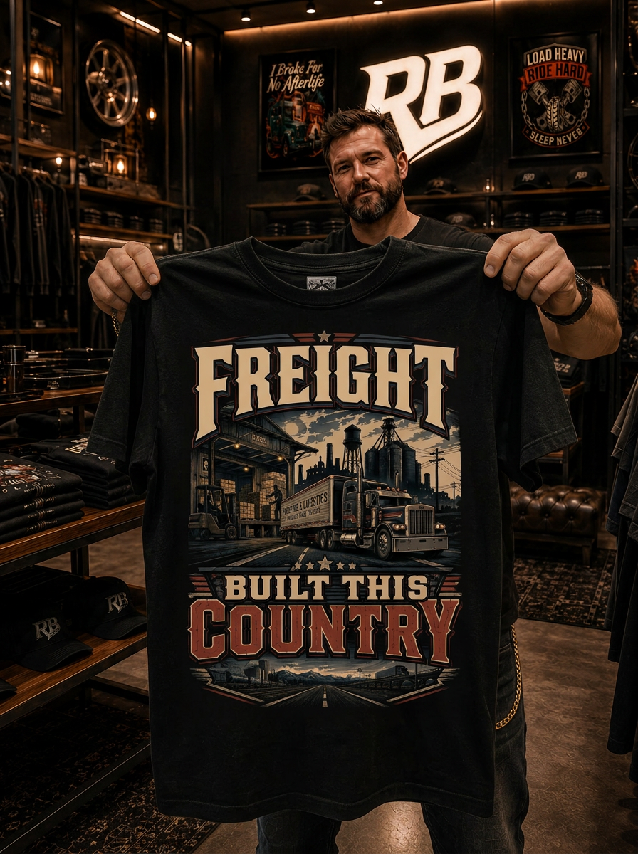 Freight Built This Country - Tee Front