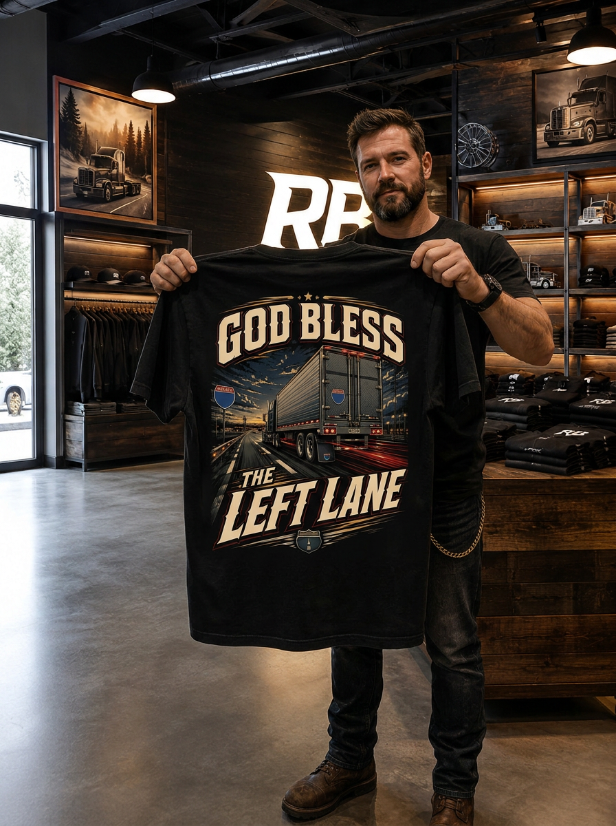 God Bless The Left Lane - Tee Back