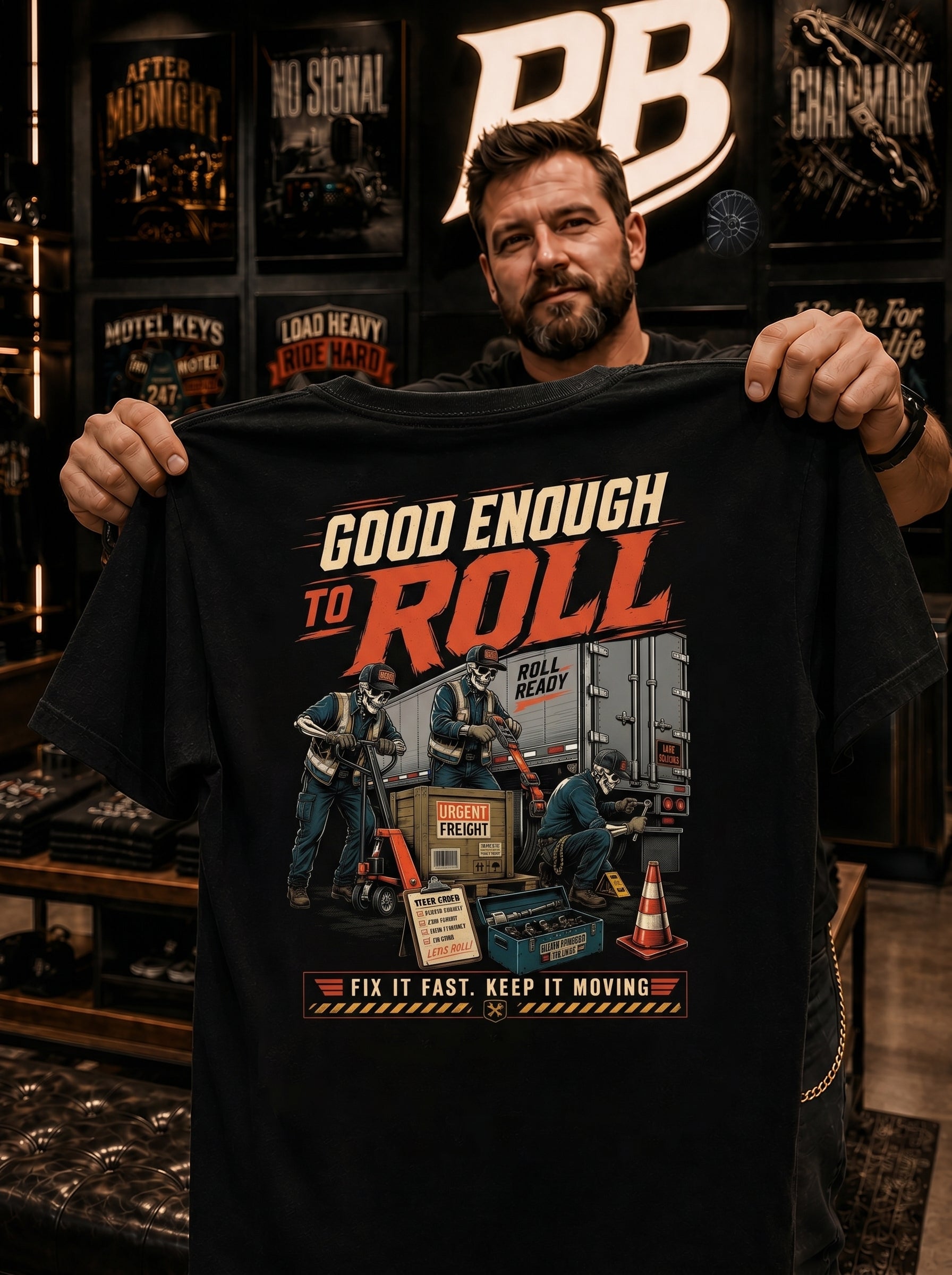 Good Enough To Roll – Tee Back