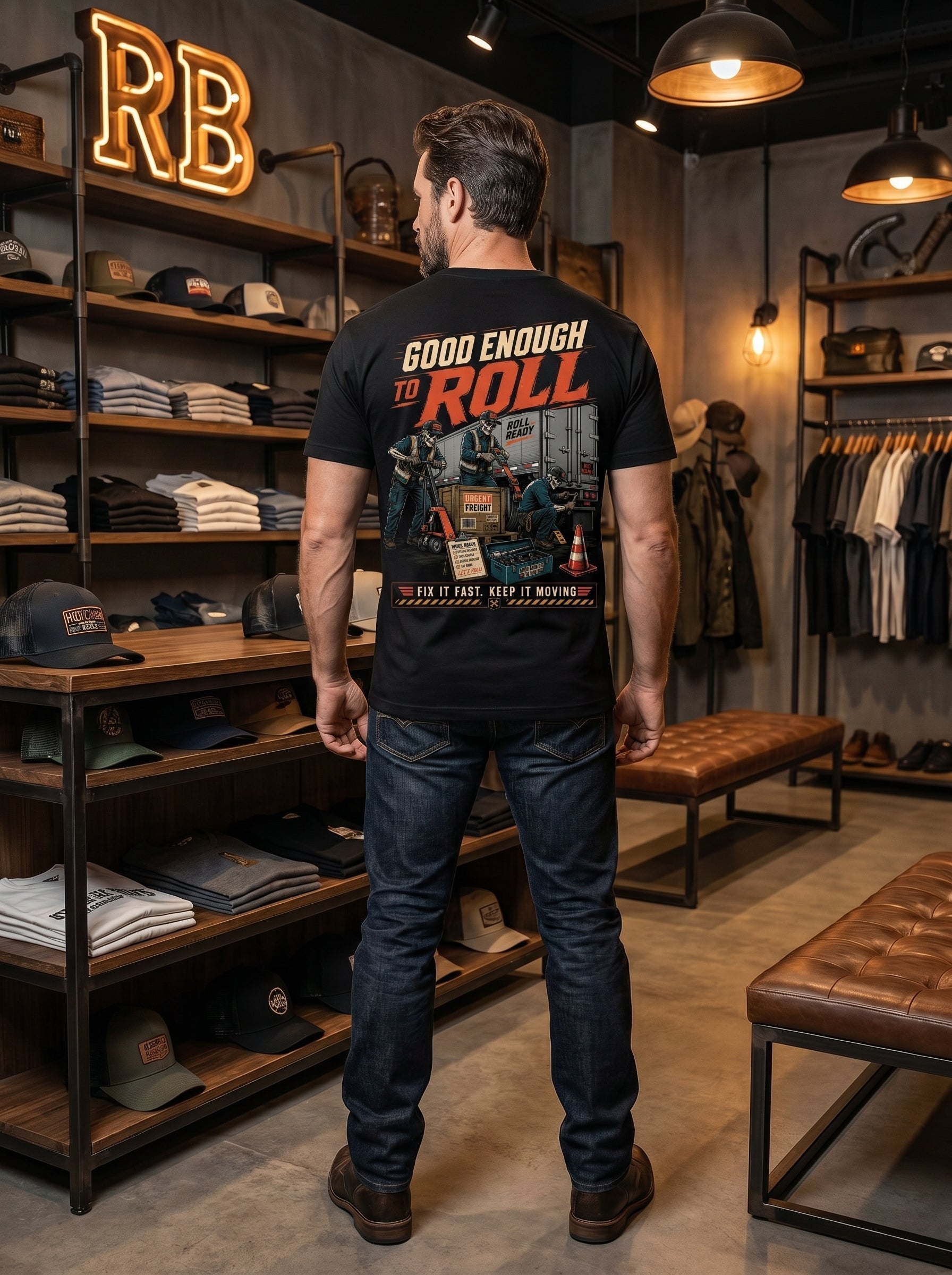 Good Enough To Roll – Tee Back