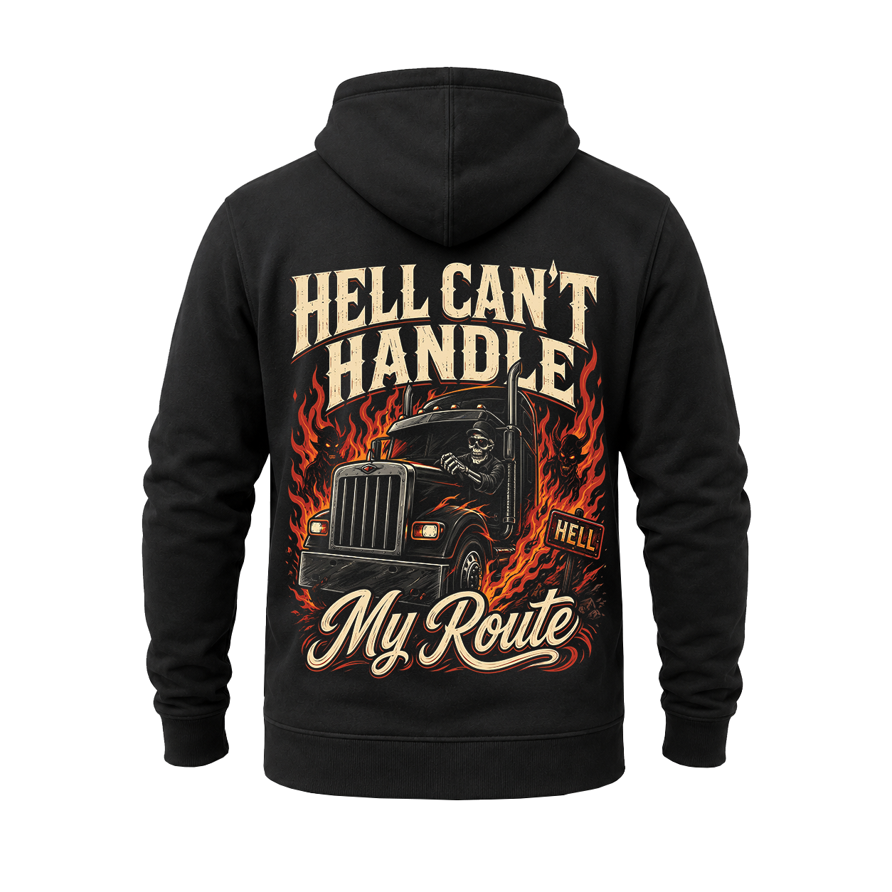 Hell Can’t Handle My Route - Hoodie