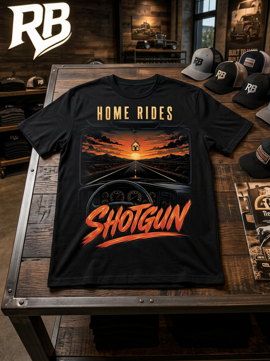 Home Rides Shotgun - Tee Front