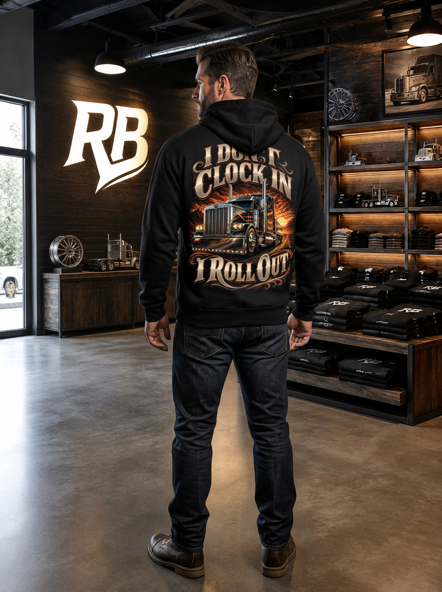 I Don’t Clock In I Roll Out V2 – Hoodie