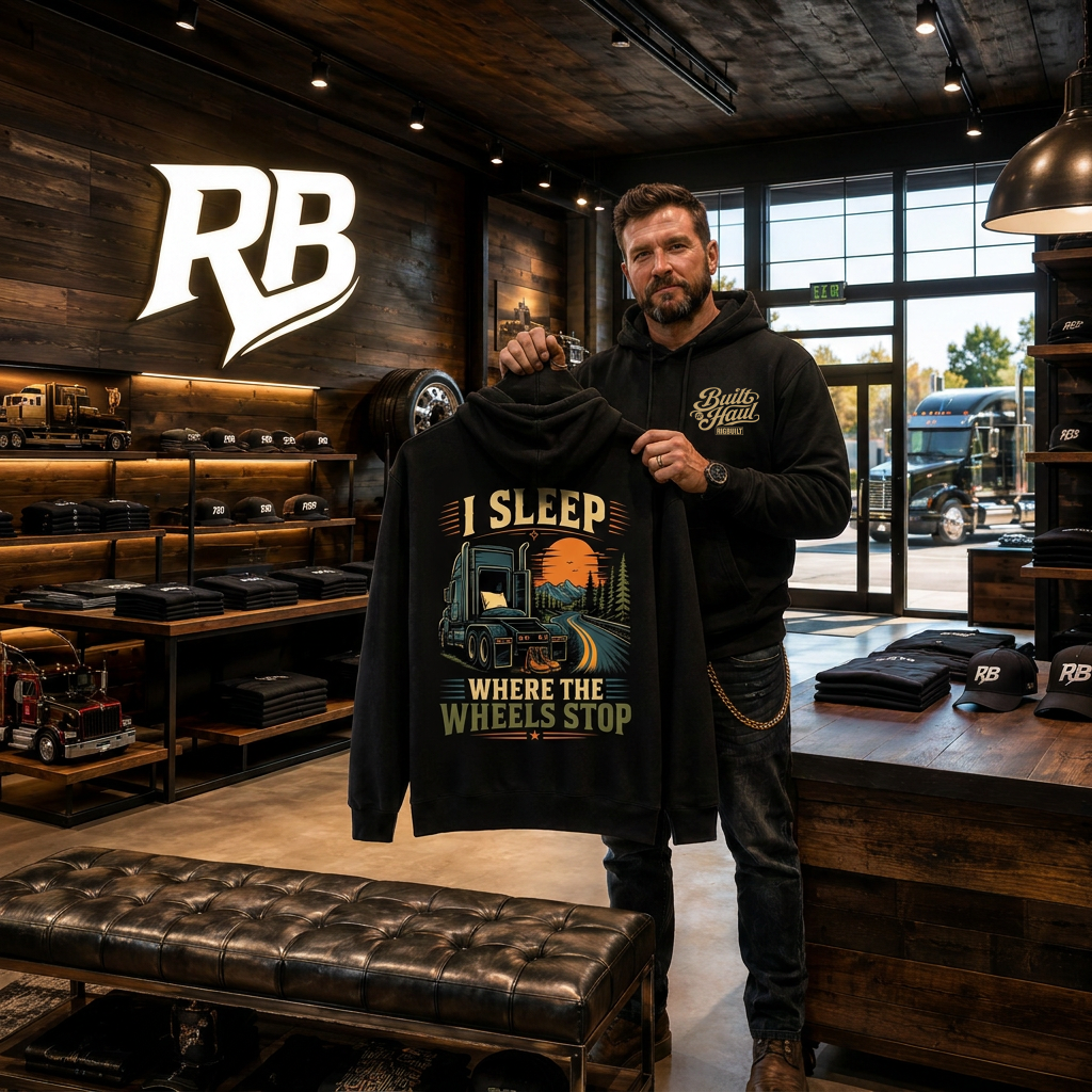I Sleep Where The Wheels Stop - Hoodie