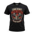 Load Heavy Ride Hard – Tee Front