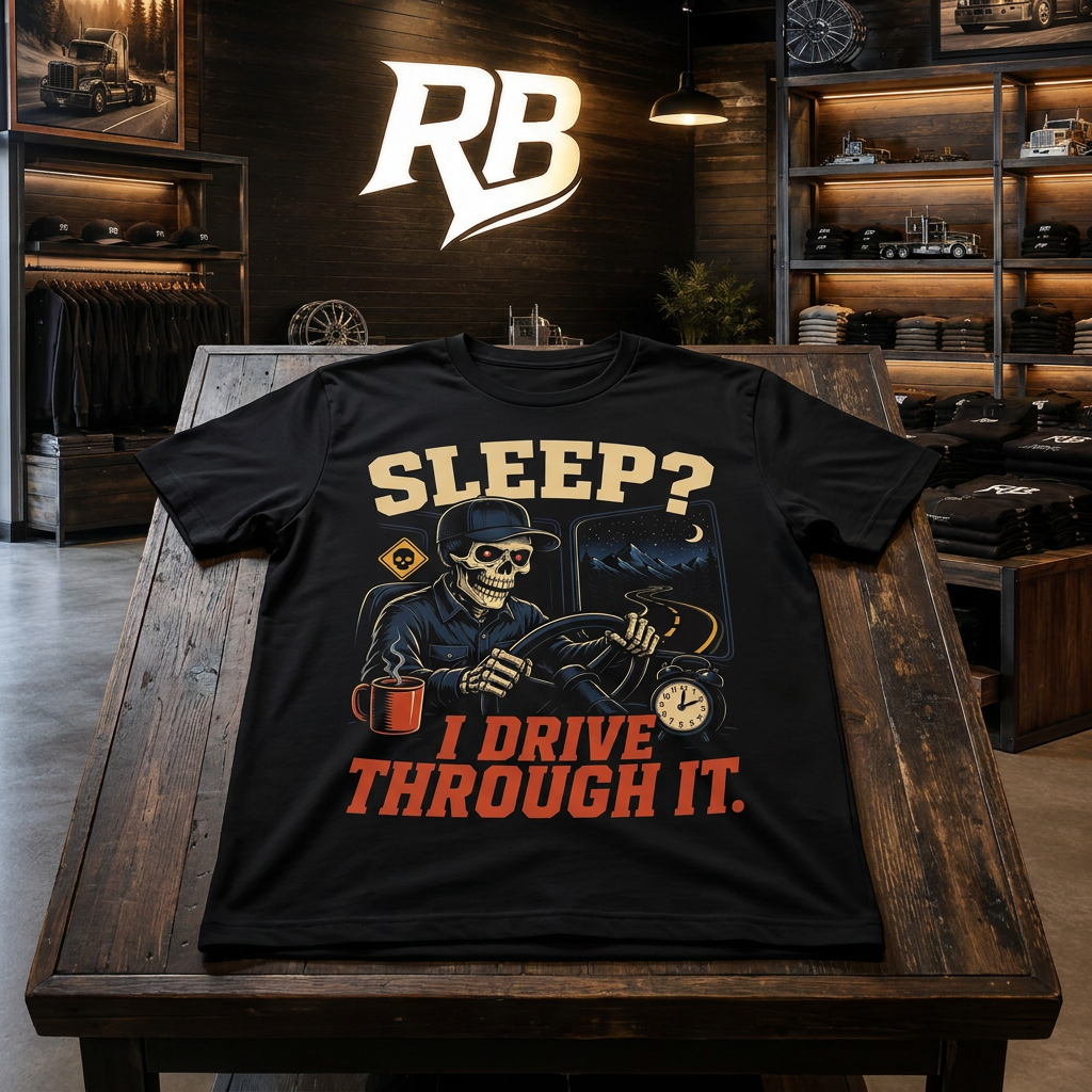 Sleep? I Drive Through It - Tee