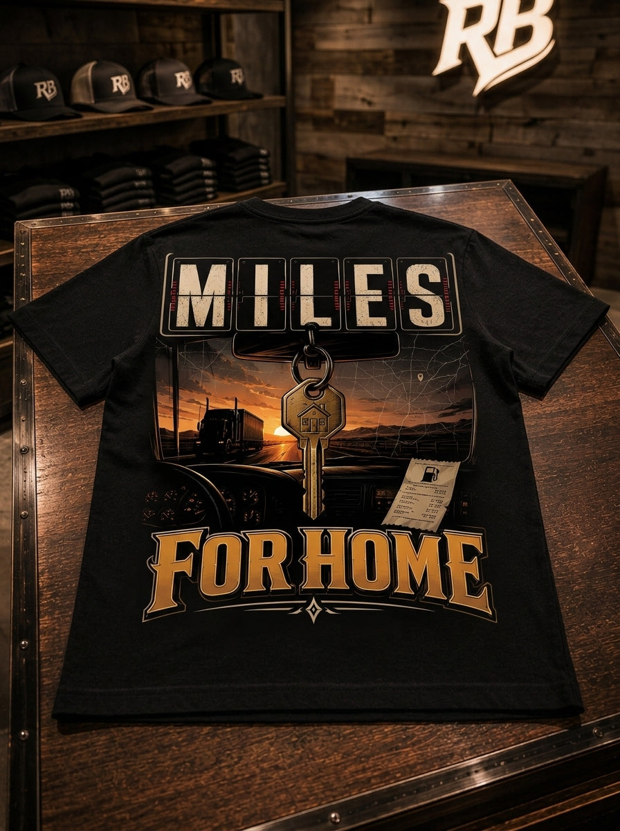 Miles For Home - Tee Front Back