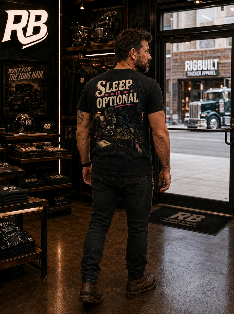 Sleep Is Optional - Tee Front Back