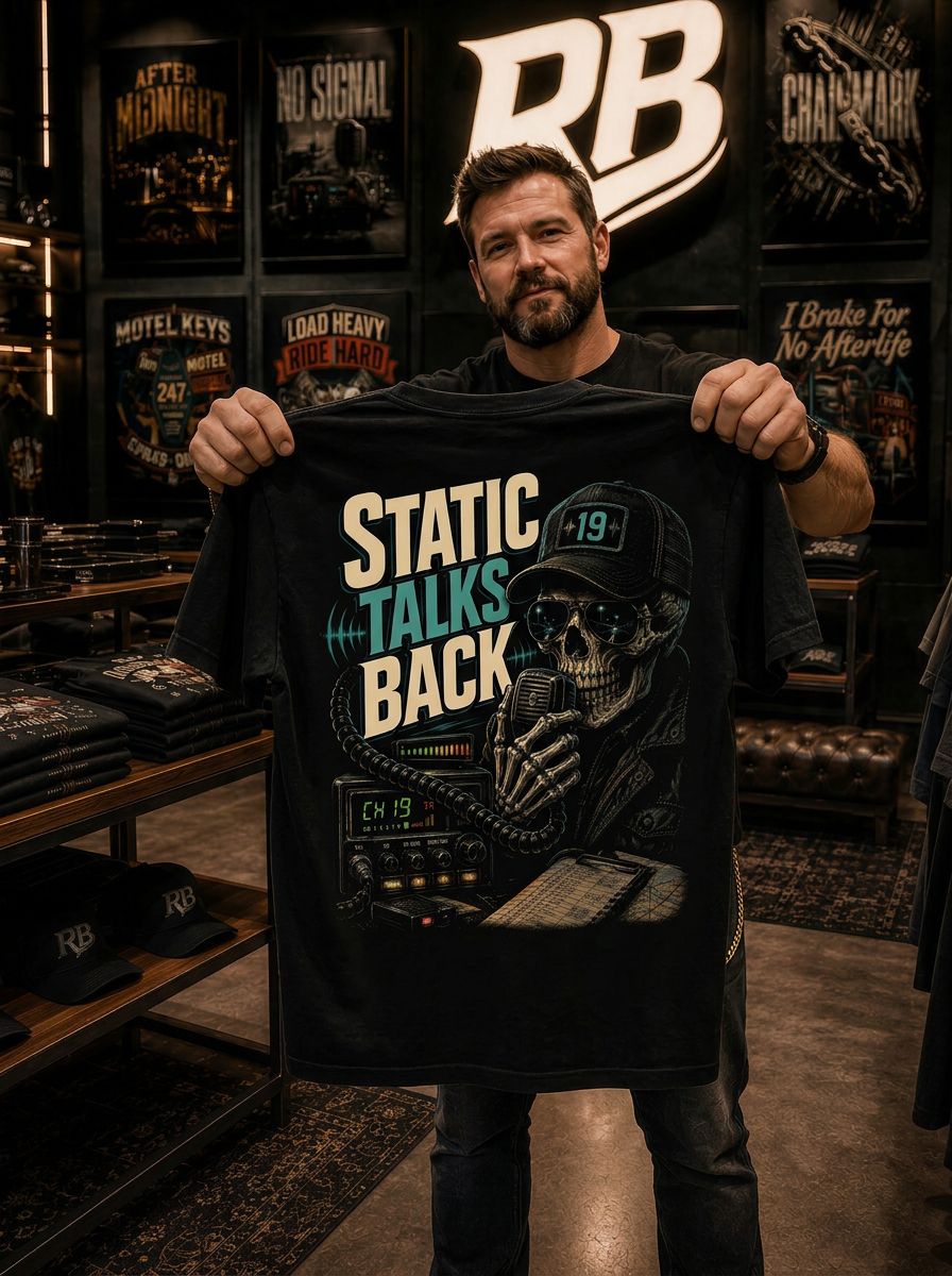 Static Talks Back - Tee Front Back