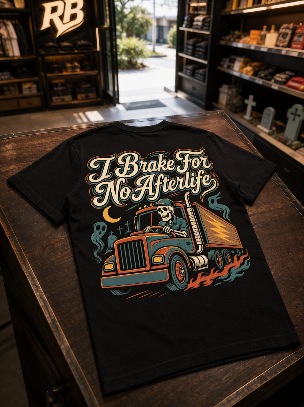 I Brake For No Afterlife - Premium Tee New