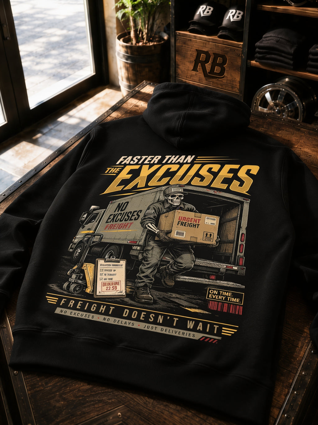 Faster Than The Excuses – Hoodie