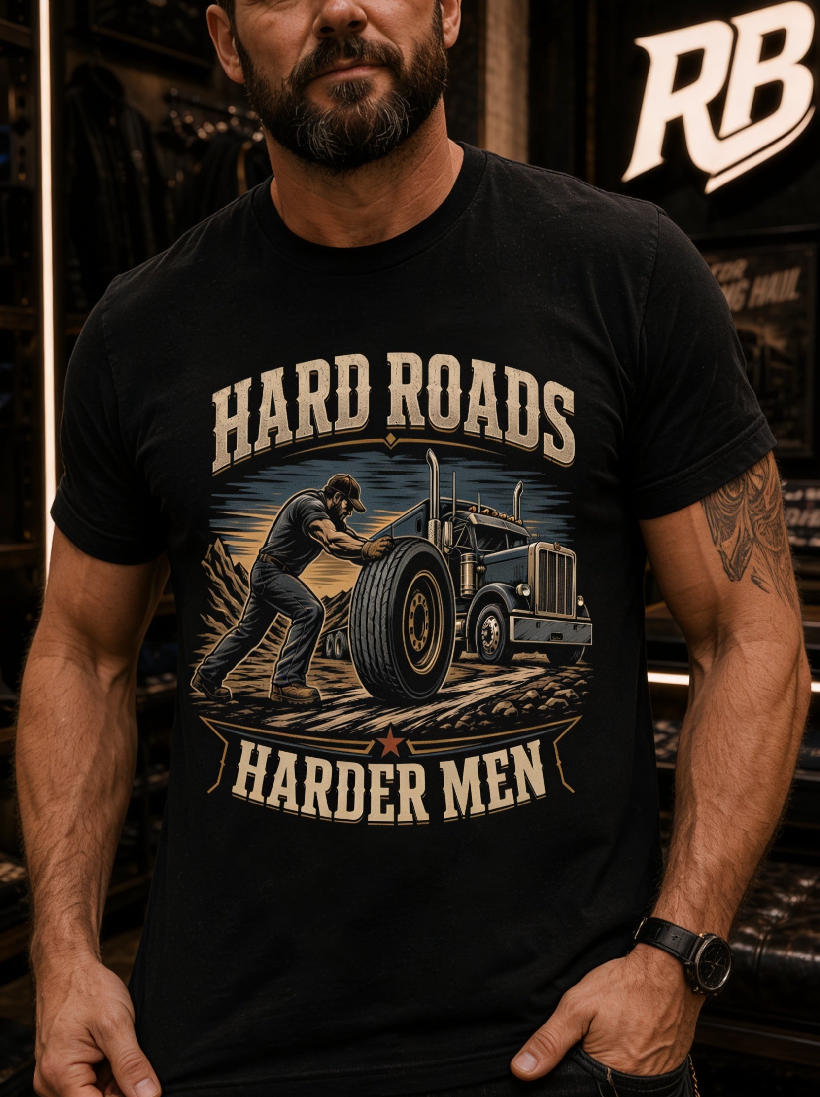 Hard Roads Harder Men – Tee