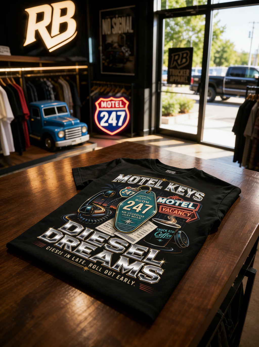 Motel Keys Diesel Dreams – Tee