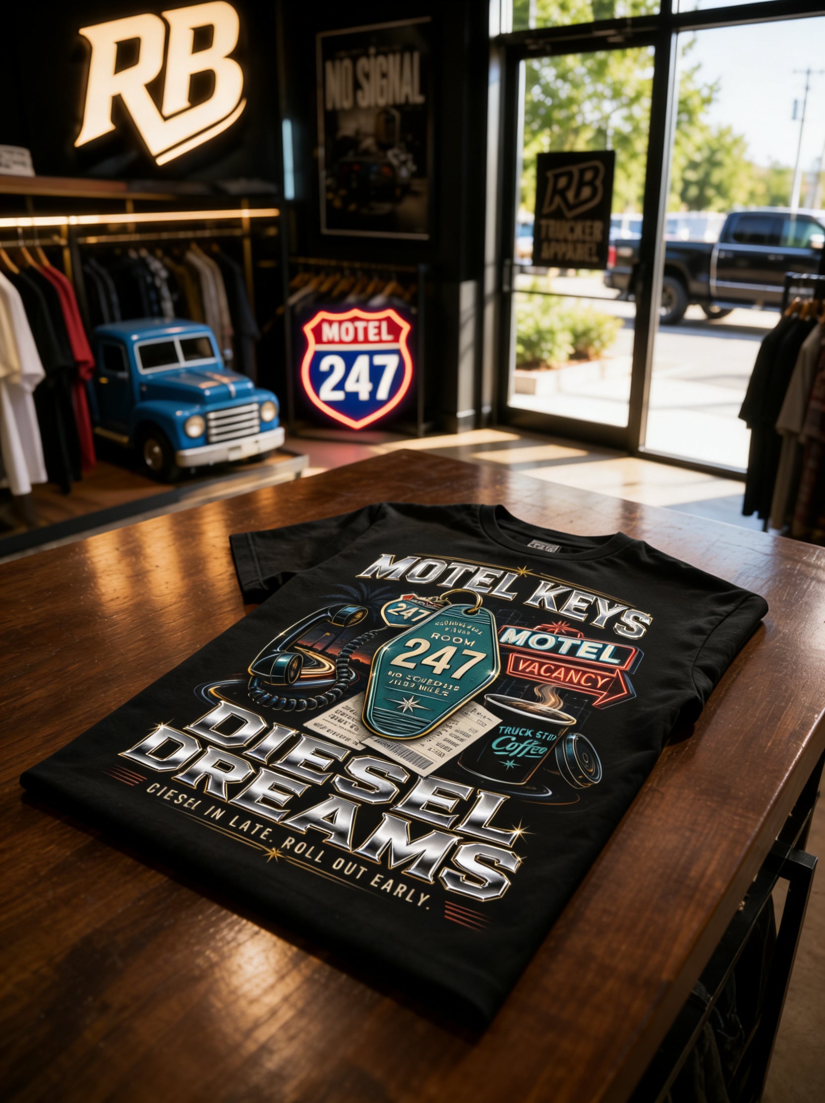 Motel Keys Diesel Dreams – Tee
