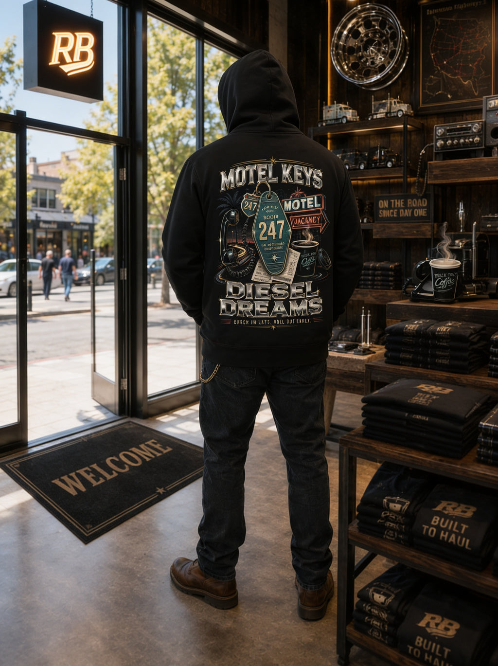 Motel Keys Diesel Dreams –Hoodie