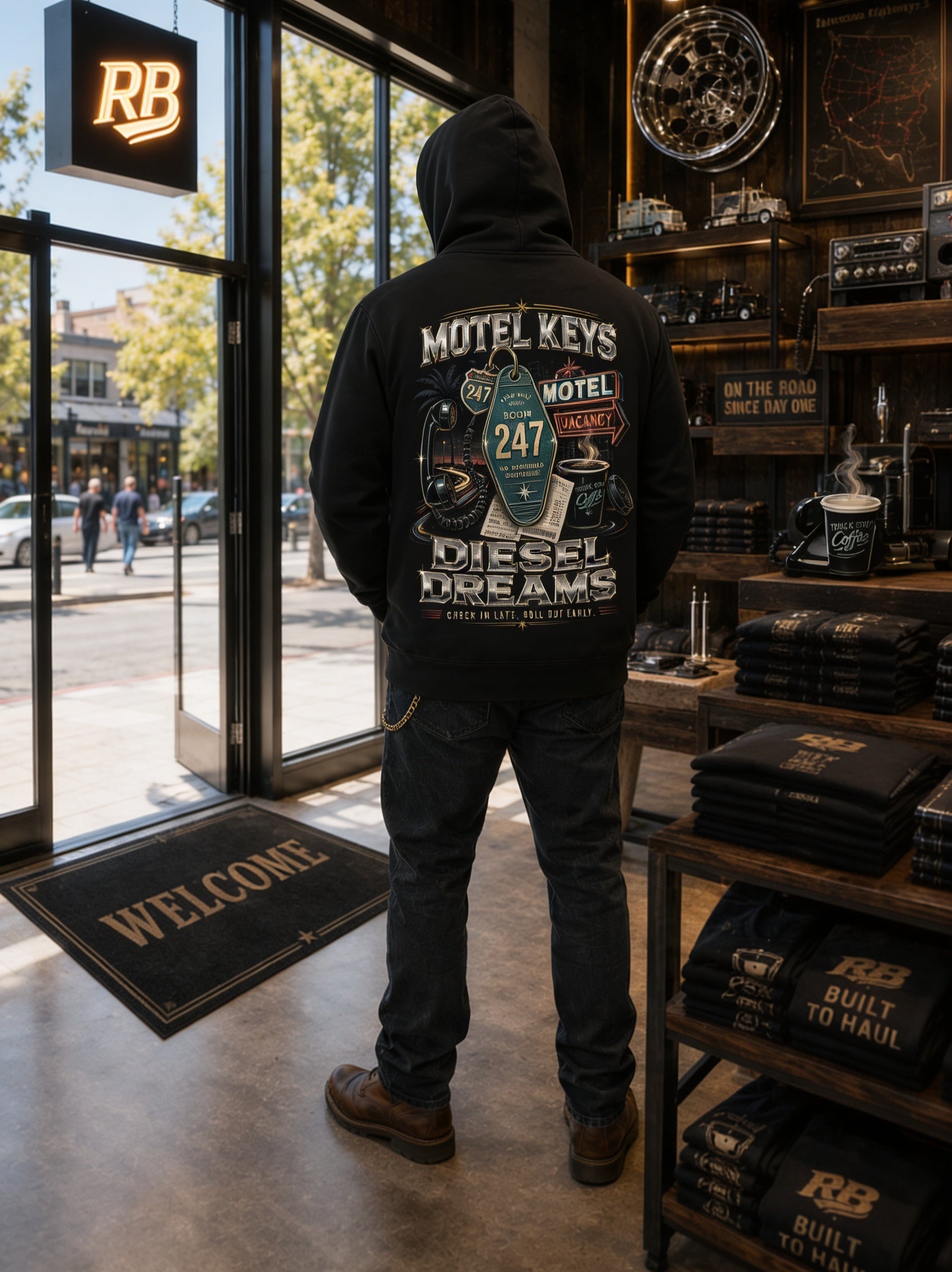 Motel Keys Diesel Dreams –Hoodie