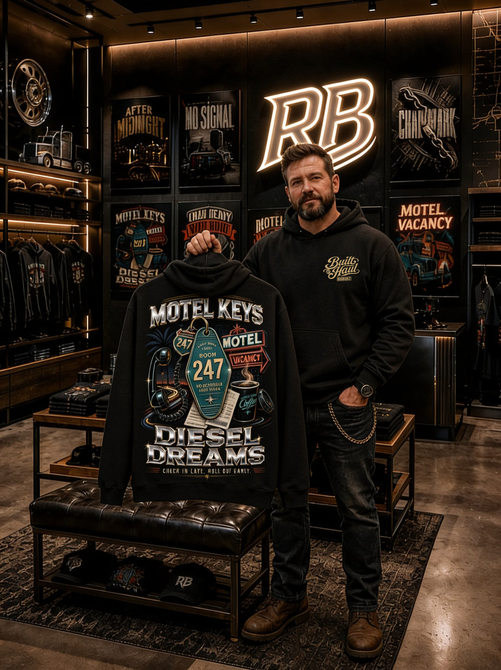 Motel Keys Diesel Dreams –Hoodie