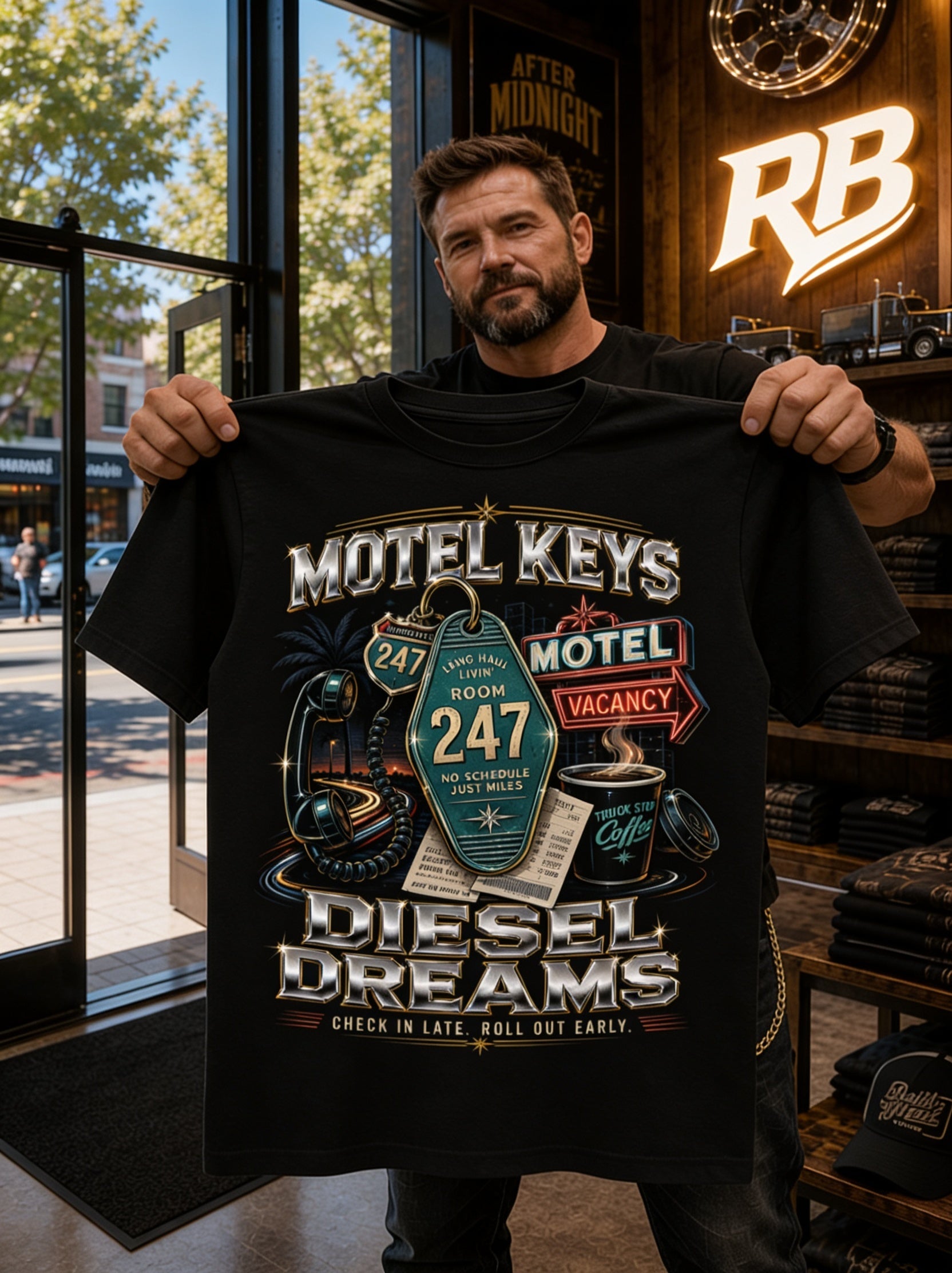 Motel Keys Diesel Dreams – Tee