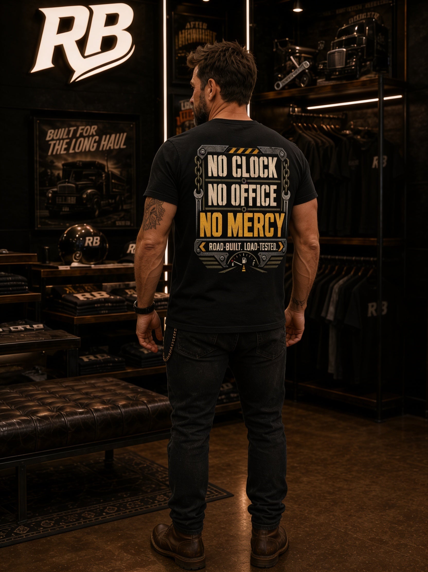 No Clock No Office No Mercy - Premium Tee New