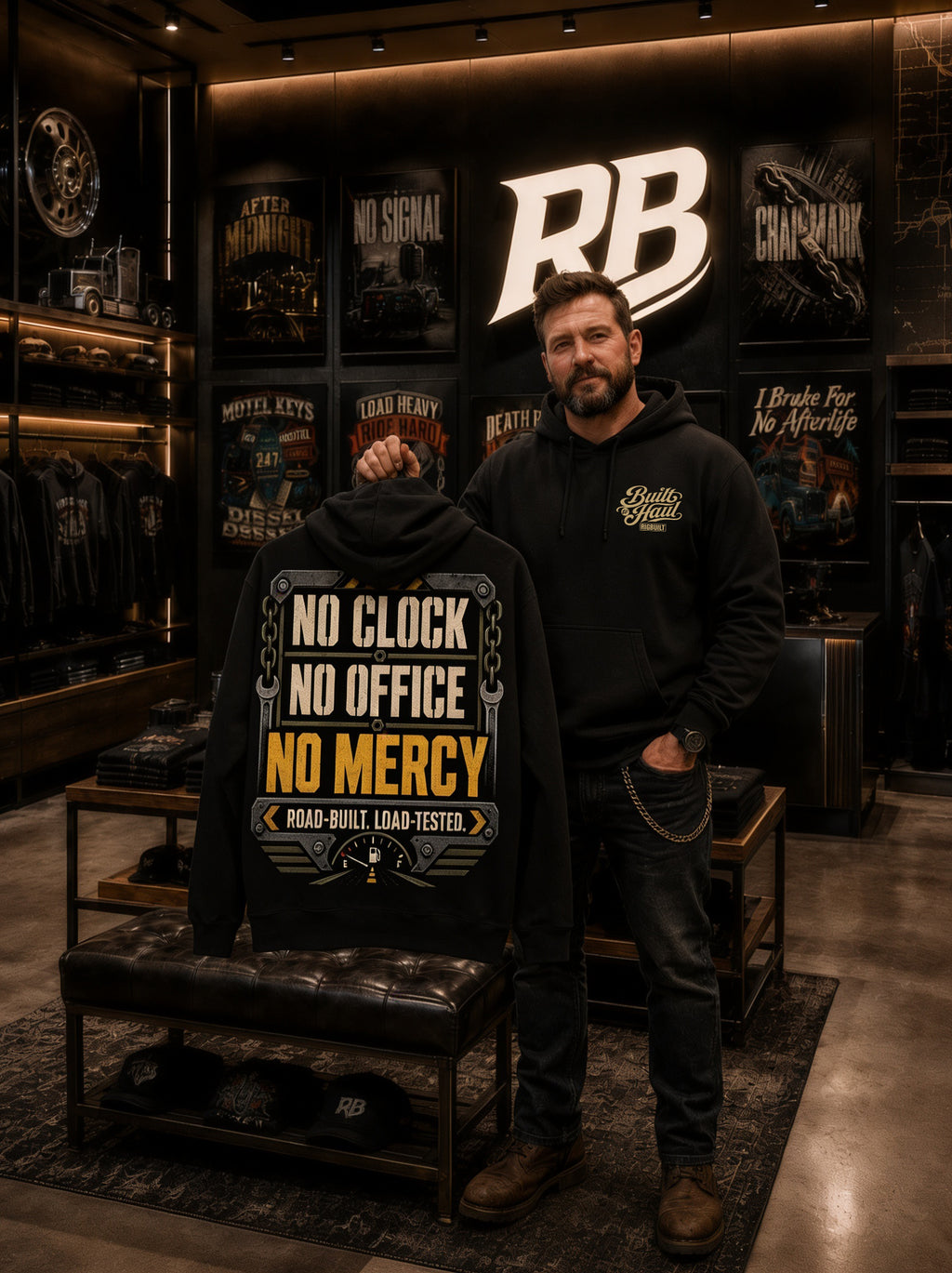 No Clock No Office No Mercy – Hoodie