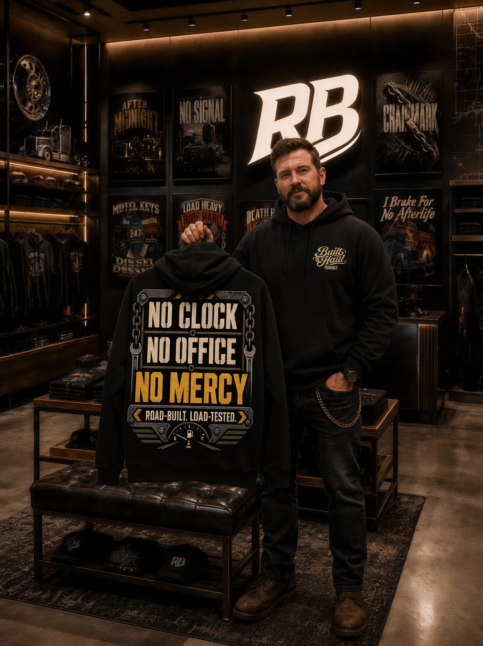 No Clock No Office No Mercy – Hoodie