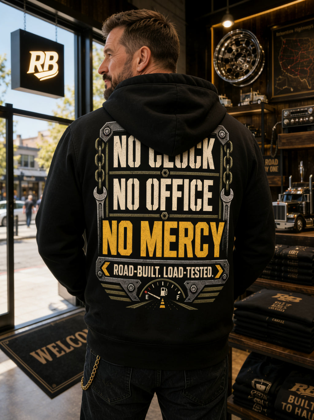 No Clock No Office No Mercy – Hoodie
