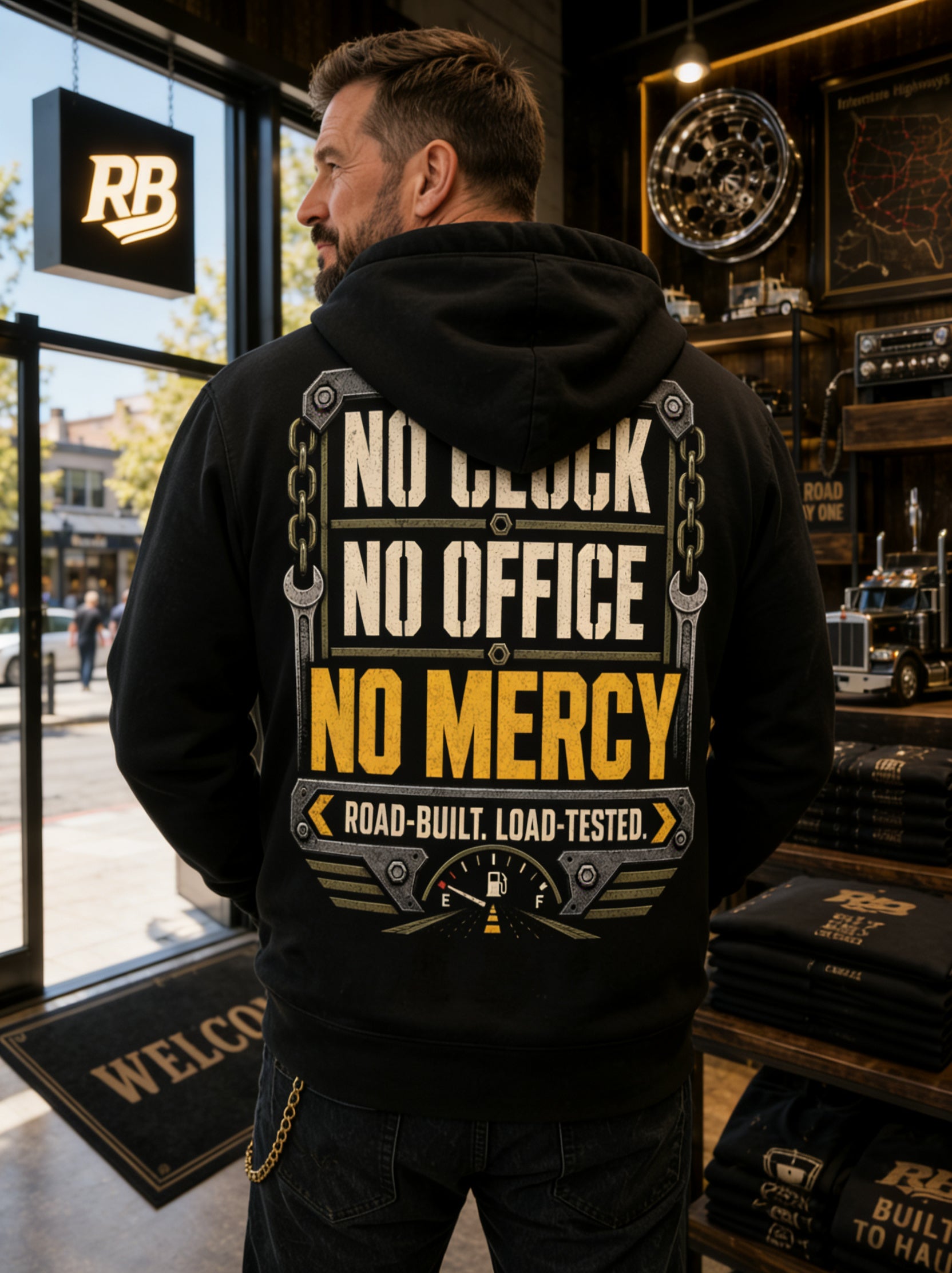 No Clock No Office No Mercy – Hoodie