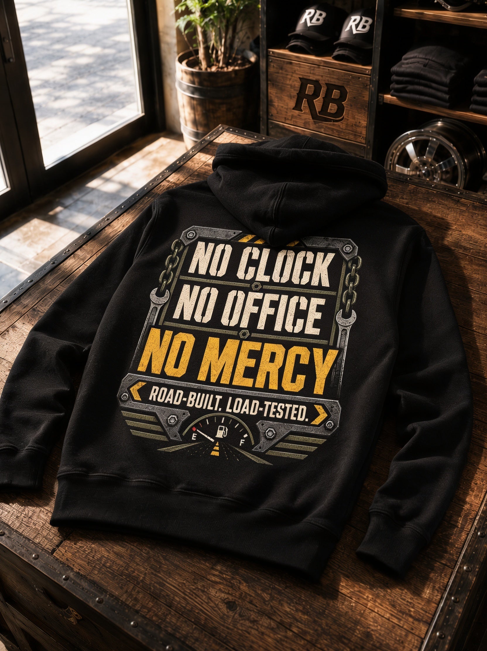 No Clock No Office No Mercy – Hoodie